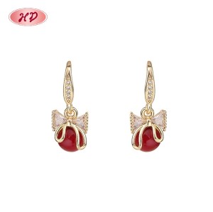 Women's 18K Gold Plated Earrings for Copper Alloy | Fashion Jewelry Hook Earrings Bulk for Wedding