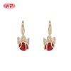 Women's 18K Gold Plated Earrings for Copper Alloy | Fashion Jewelry Hook Earrings Bulk for Wedding