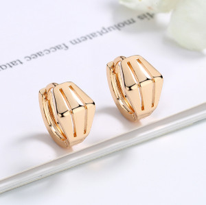 Großhandel Irregular Huggies OhrRing | 18K Vergoldet Schmuck |  Damen For Mädchen Geschenk