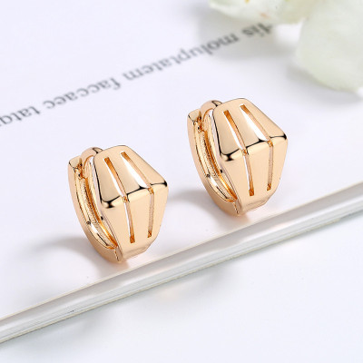 Großhandel Irregular Huggies OhrRing | 18K Vergoldet Schmuck |  Damen For Mädchen Geschenk
