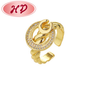 Großhandel Ring | 18K Vergoldet Zirkon Luxus Damen Schmuck