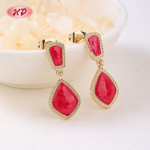 Versatile 18K Vergoldet Geometrisch OhrRinge | Elegant Copper Schmuck für Damen | Mengen Schmuck for Büro & Hochzeit