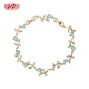Premium 18K Gold Plated Brass CZ Bracelet for Women | Bulk Jewelry Wholesale