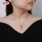 Bulk Religious Cross Jewelry Set Multicolor CZ Pearl 18K Gold Plated Brass Factory Export