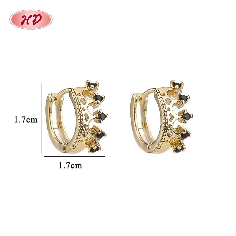 Geometry Huggie Earrings