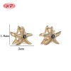 Delicate Huggie Earrings Wholesale Manufacturer | 18K Gold-Plated Brass with AAA CZ