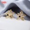 Delicate Huggie Earrings Wholesale Manufacturer | 18K Gold-Plated Brass with AAA CZ