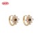 Bold Huggie Hoop Earrings Wholesale | 18K Gold Plated Brass Statement Jewelry AAA CZ