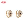 Bold Huggie Hoop Earrings Wholesale | 18K Gold Plated Brass Statement Jewelry AAA CZ