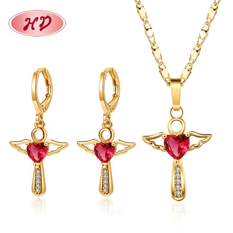 Wholesale 18k gold plated jewelry sets