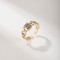 Glamour AAA Cubic Zirconia Ring in Bulk | Trusted B2B Jewelry Supplier | Gold Plated Brass