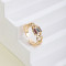 Glamour AAA Cubic Zirconia Ring in Bulk | Trusted B2B Jewelry Supplier | Gold Plated Brass