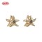 Sophisticated CZ Huggie Hoop Earrings, OEM Jewelry Factory Made in 18K Gold Plated Brass | Oem Huggie Earrings