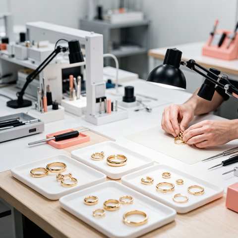 Jewelry workshop for OEM production