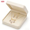 Delicate Jewelry Set by Export Manufacturer | 18K Gold Plated Brass with AAA CZ