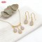 Delicate Jewelry Set by Export Manufacturer | 18K Gold Plated Brass with AAA CZ