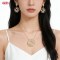 Radiant Necklace & Earring Jewelry Set | Private Label OEM Supplier, Gold Plated Brass CZ | Oem Jewelry Set