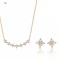 Bold Chunky Jewelry Set, Wholesale-Ready | Brass with 18K Gold Plating & AAA Zirconia | Bold Jewelry Set