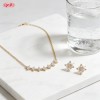 Bold Chunky Jewelry Set, Wholesale-Ready | Brass with 18K Gold Plating & AAA Zirconia