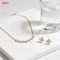 Bold Chunky Jewelry Set, Wholesale-Ready | Brass with 18K Gold Plating & AAA Zirconia | Bold Jewelry Set