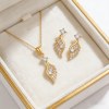 Exquisite Jewelry Set Wholesale | Premium gold plating finish with premium cubic zircon...