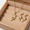 Jewelry Set Manufacturer | Timeless Brass 18K Gold Plated, AAA Zirconia, Coordinated Set