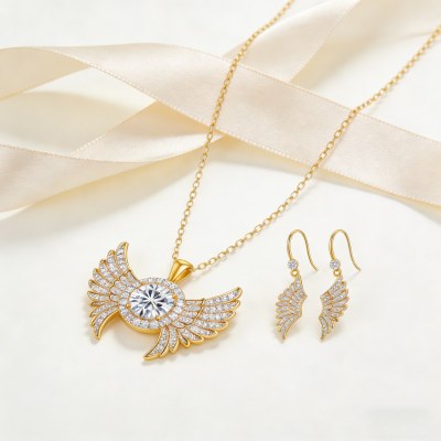 Wholesale Jewelry Set | Trendy Brass 18K Gold Plated, AAA Zirconia, Coordinated Set