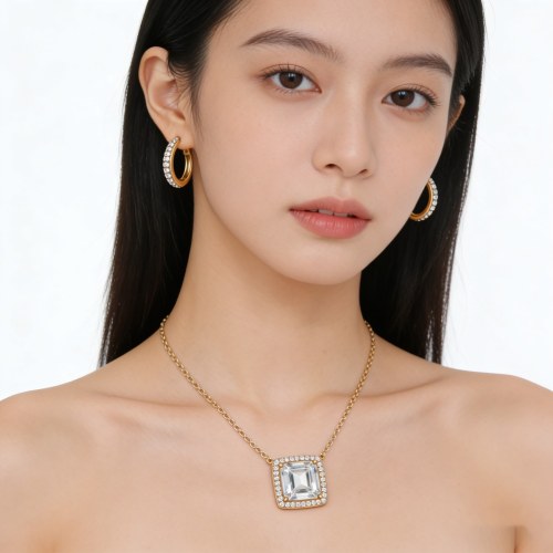 Chic Wholesale Jewelry Set | 18K Gold Plated Brass & AAA CZ, Boutique Collection