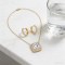 Chic Wholesale Jewelry Set | 18K Gold Plated Brass & AAA CZ, Boutique Collection