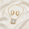Chic Wholesale Jewelry Set | 18K Gold Plated Brass & AAA CZ, Boutique Collection