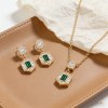 Set de joyas a granel llamativo | Latón bañado en oro 18k y zirconia AAA para minoristas