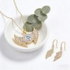 Juego de joyas al por mayor | Latón tendencia bañado en oro 18k, zirconia AAA, juego coordinado