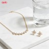 Juego de joyas bold chunky, listo para mayoristas | Latón bañado en oro 18k y zirconia AAA