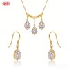 Juego de joyas delicado por fabricante exportador | Latón bañado en oro 18k con zirconia AAA