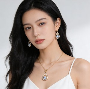 Sophisticated Jewelry Set Manufacturer | Brass 18K Gold-Plated CZ OEM Private Label Set