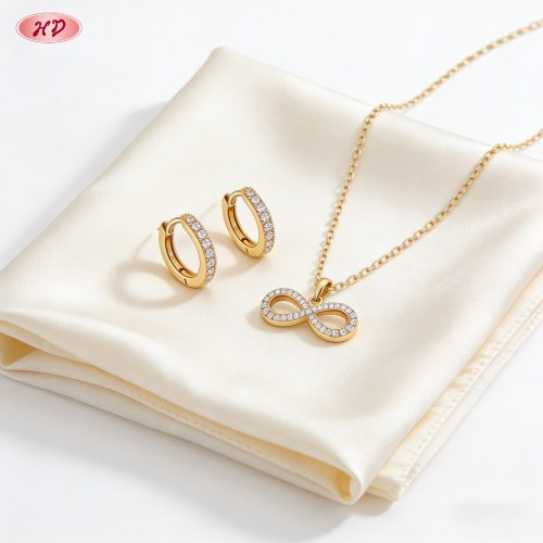 Elegant Jewelry Set Wholesale | Premium gold plating finish with premium cubic zirconia...