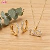 Elegant Jewelry Set Wholesale | Premium gold plating finish with premium cubic zirconia...