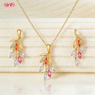 Modern Classic Factory Direct Jewelry Set — Office Wear Brass