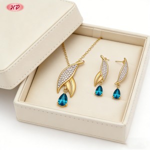 Timeless Bridal Manufacturer Jewelry Set — Wedding Guest Gold