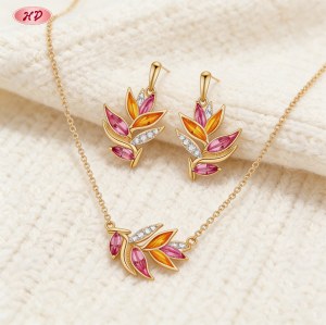 OEM Jewelry Set Factory | 18K Gold Plated Brass with AAA CZ, Private Label for Retailers