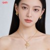 Wholesale Jewelry Set, Eye-catching | 18K Gold Plated Brass with AAA CZ, Ready Stock