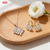 Elegant Bulk Jewelry Set Supplier | 18K Gold Plated Brass with AAA Cubic Zirconia