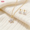 Delicate Jewelry Set Manufacturer | 18K Gold Plated Brass with AAA Cubic Zirconia
