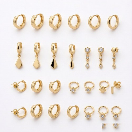 Arete al Por Mayor | Oro Laminado 18k - Hengdian