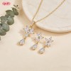 Modern OEM Jewelry Set | 18K Gold Plated Brass & AAA CZ, Private Label Stock 36