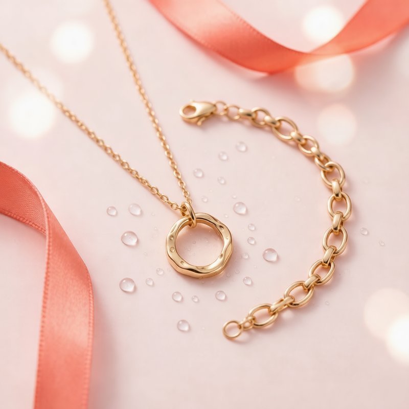 ¿Puede ducharse con joyas chapadas en oro?