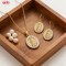 Luxurious Bulk Jewelry Set Supplier | 18K Gold Plated Brass, AAA CZ, Stock MOQ 36