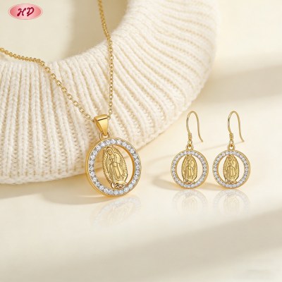 Dazzling Jewelry Set Manufacturer | 18K Gold Plated Brass, AAA CZ, Export
