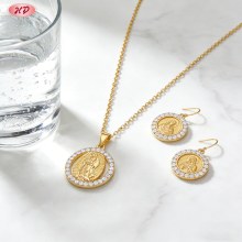 Classic Drop Jewelry Set Manufacturer | OEM Private Label 18K Gold Plated Brass & AAA CZ