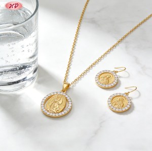 Classic Drop Jewelry Set Manufacturer | OEM Private Label 18K Gold Plated Brass & AAA CZ